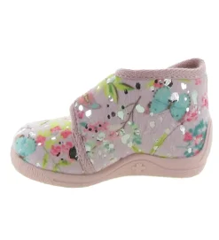 chaussons et pantoufles - - bebe fille - Toile - Rose - Bellamy