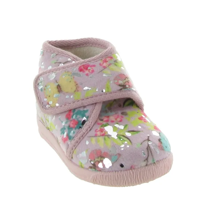 chaussons et pantoufles - - bebe fille - Toile - Rose - Bellamy