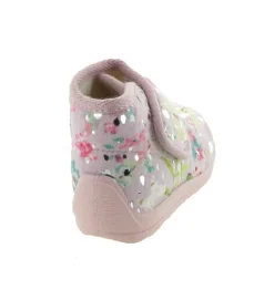 chaussons et pantoufles - - bebe fille - Toile - Rose - Bellamy