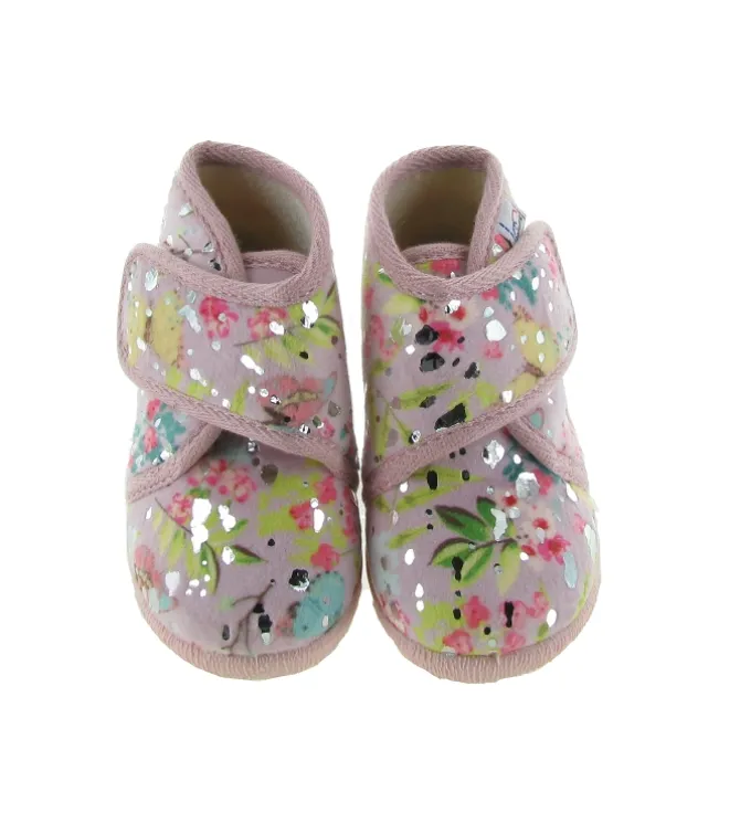 chaussons et pantoufles - - bebe fille - Toile - Rose - Bellamy