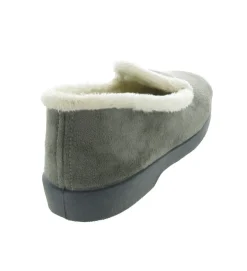 chaussons et pantoufles - Charentaise - femme - Synthétique - Anthracite - La maison de l espadrille