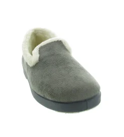 chaussons et pantoufles - Charentaise - femme - Synthétique - Anthracite - La maison de l espadrille