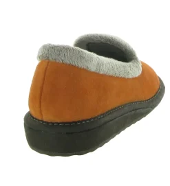 chaussons et pantoufles - Charentaise - femme - Synthétique - Orange - Nordikas