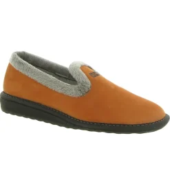 chaussons et pantoufles - Charentaise - femme - Synthétique - Orange - Nordikas