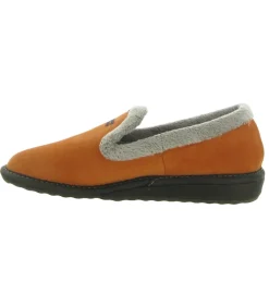chaussons et pantoufles - Charentaise - femme - Synthétique - Orange - Nordikas