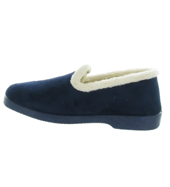 chaussons et pantoufles - Charentaise - femme - Synthétique - Bleu Marine - La maison de l espadrille