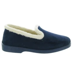 chaussons et pantoufles - Charentaise - femme - Synthétique - Bleu Marine - La maison de l espadrille