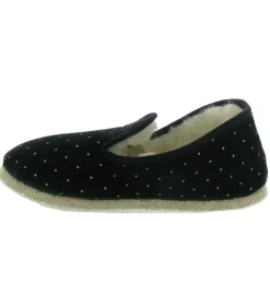 chaussons et pantoufles - Charentaise - femme - Textile - Noir - Rondinaud