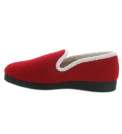 chaussons et pantoufles - Charentaise - femme - Synthétique - Rouge - Semelflex