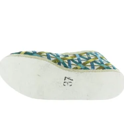 chaussons et pantoufles - Charentaise - femme - Textile - Bleu - Rondinaud