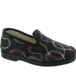chaussons et pantoufles - Charentaise - femme - Synthétique - Noir - La maison de l espadrille
