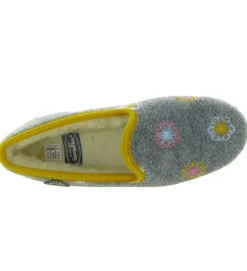 chaussons et pantoufles - Charentaise - femme - Synthétique - Gris - Semelflex