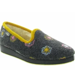 chaussons et pantoufles - Charentaise - femme - Synthétique - Gris - Semelflex