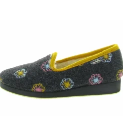 chaussons et pantoufles - Charentaise - femme - Synthétique - Gris - Semelflex