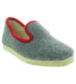 chaussons et pantoufles - Charentaise - femme - Synthétique - Gris - Chiceasy
