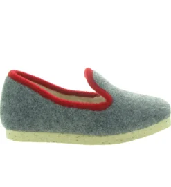 chaussons et pantoufles - Charentaise - femme - Synthétique - Gris - Chiceasy