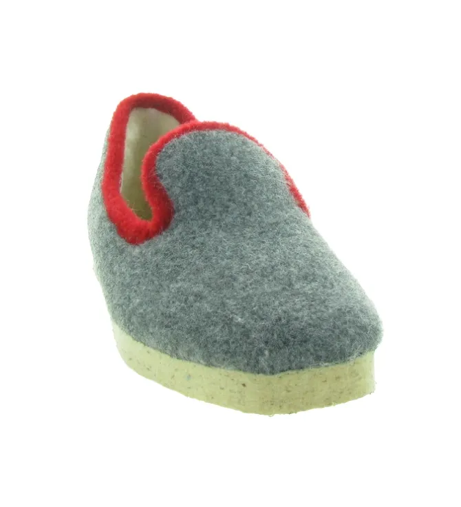 chaussons et pantoufles - Charentaise - femme - Synthétique - Gris - Chiceasy