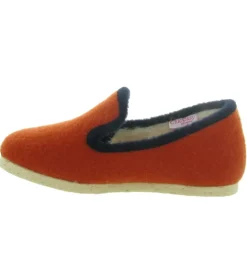 chaussons et pantoufles - Charentaise - femme - Synthétique - Orange - Chiceasy