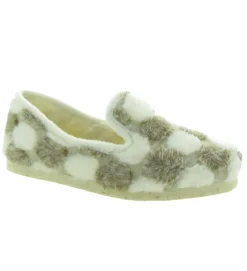 chaussons et pantoufles - Charentaise - femme - Synthétique - Beige - Chiceasy