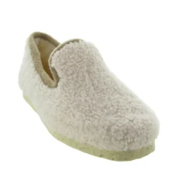 chaussons et pantoufles - Charentaise - femme - Synthétique - Beige - Chiceasy