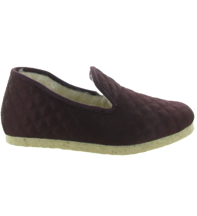 chaussons et pantoufles - Charentaise - femme - Synthétique - Anthracite - Chiceasy