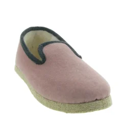 chaussons et pantoufles - Charentaise - femme - Synthétique - Rose - Chausse mouton