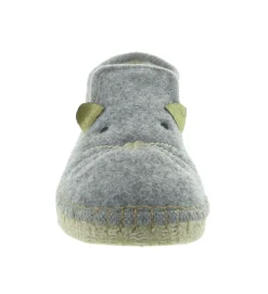 chaussons et pantoufles - Charentaise - femme - Synthétique - Gris - La maison de l espadrille