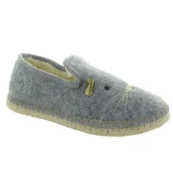 chaussons et pantoufles - Charentaise - femme - Synthétique - Gris - La maison de l espadrille