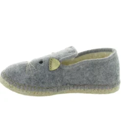 chaussons et pantoufles - Charentaise - femme - Synthétique - Gris - La maison de l espadrille