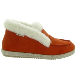 chaussons et pantoufles - Charentaise - femme - Synthétique - Orange - La maison de l espadrille
