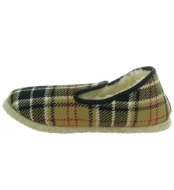 chaussons et pantoufles - Charentaise - femme - Textile - Beige - Rondinaud