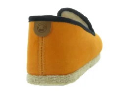 chaussons et pantoufles - Charentaise - femme - Synthétique - Orange - Chausse mouton