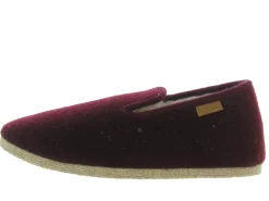chaussons et pantoufles - Charentaises - homme - Synthétique - Bordeaux - La maison de l espadrille