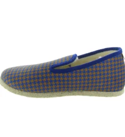 chaussons et pantoufles - Charentaises - homme - Synthétique - Bleu Marine - Chausse mouton