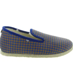 chaussons et pantoufles - Charentaises - homme - Synthétique - Bleu Marine - Chausse mouton