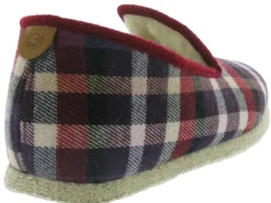 chaussons et pantoufles - Charentaises - homme - Synthétique - Rouge - Chausse mouton