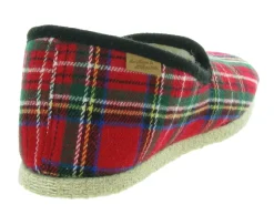 chaussons et pantoufles - Charentaises - homme - Synthétique - Rouge - La maison de l espadrille