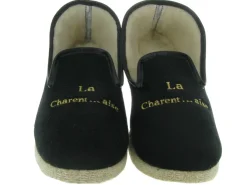 chaussons et pantoufles - Charentaises - homme - Textile - Noir - Rondinaud