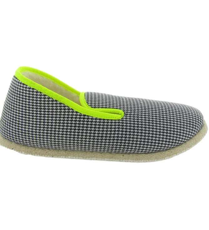 chaussons et pantoufles - Charentaises - homme - Textile - Bleu - Rondinaud
