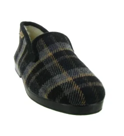chaussons et pantoufles - Charentaises - homme - Synthétique - Noir - La maison de l espadrille