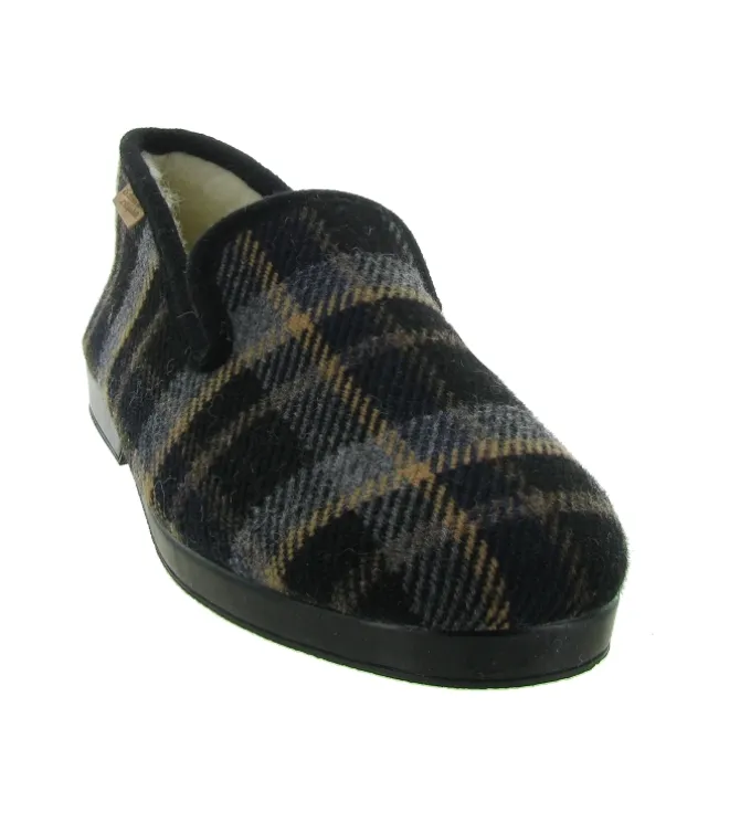 chaussons et pantoufles - Charentaises - homme - Synthétique - Noir - La maison de l espadrille
