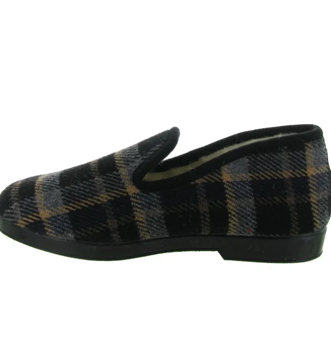 chaussons et pantoufles - Charentaises - homme - Synthétique - Noir - La maison de l espadrille