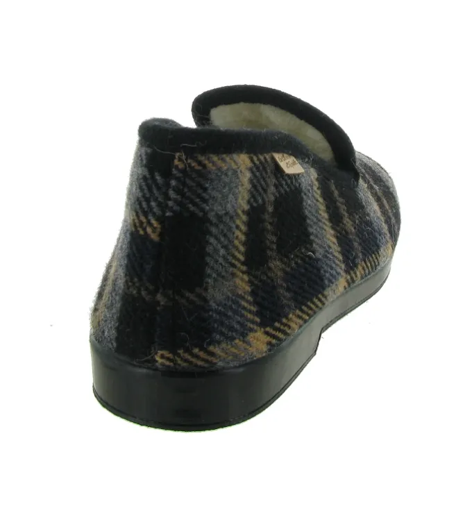 chaussons et pantoufles - Charentaises - homme - Synthétique - Noir - La maison de l espadrille
