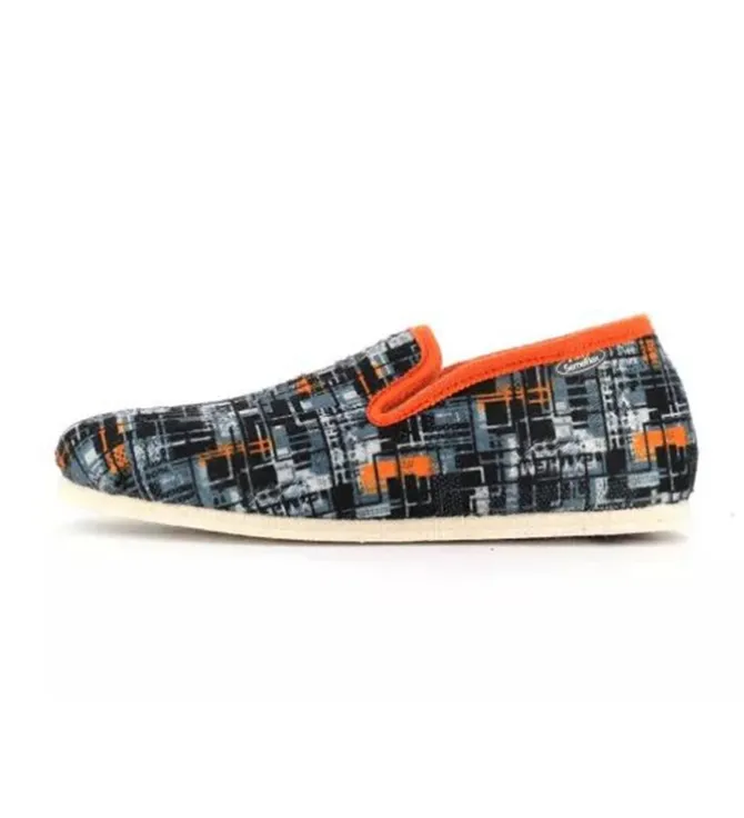 chaussons et pantoufles - Charentaises - homme - Synthétique - Noir - Semelflex