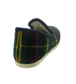 chaussons et pantoufles - Charentaises - homme - Synthétique - Vert - Chiceasy