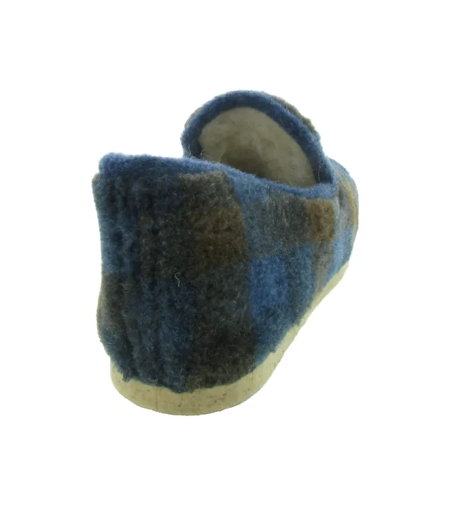 chaussons et pantoufles - Charentaises - homme - Synthétique - Bleu Marine - Chiceasy