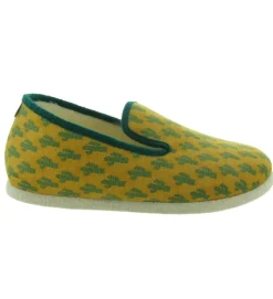 chaussons et pantoufles - Charentaises - homme - Synthétique - Jaune - Chausse mouton