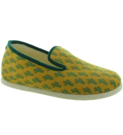 chaussons et pantoufles - Charentaises - homme - Synthétique - Jaune - Chausse mouton