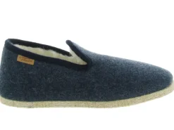 chaussons et pantoufles - Charentaises - homme - Synthétique - Bleu Marine - La maison de l espadrille