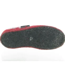 chaussons et pantoufles - - femme - Feutrine - Rouge - Haflinger